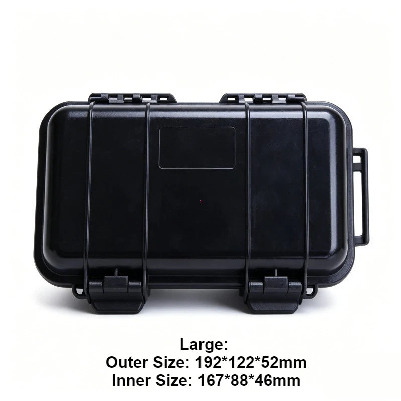 4 Color Outdoor Storage Carry Box Waterproof Shockproof Survival Airtight Case Fall-resistant ABS Travel Sealed Container