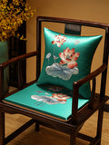 New Chinese-style Foam Chair Cushions Rosewood Sofa Cushion Cover Home Sponge Seat Cushions Embroidered Anti-slip Chair Cushions