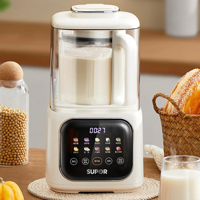 SUPOR High-Speed Blender, Home Automatic Soy Milk Maker, Quiet Blending Machine, Multi-functional Food Processor, Juicer