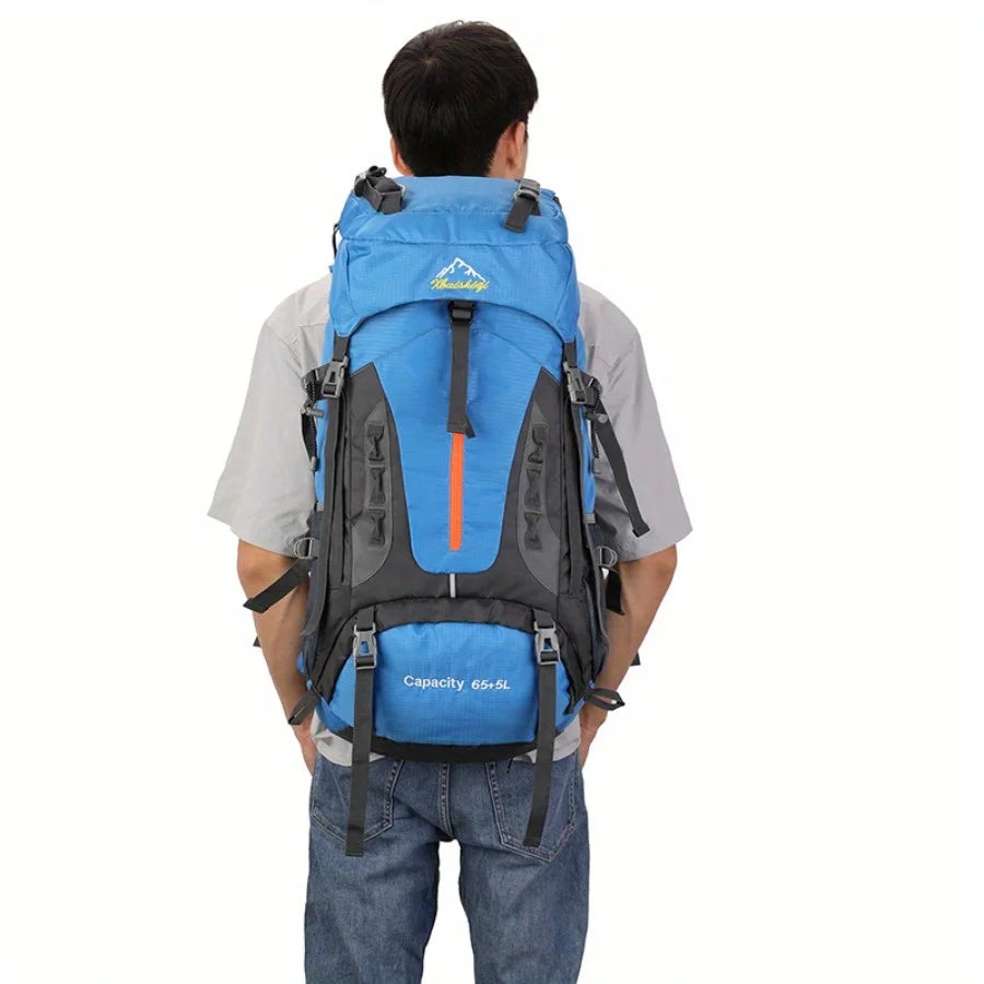 2026 Camping Hiking Backpacks 70L Big Outdoor Bag Backpack Nylon Men Climbing Rucksacks Sport Travel Bag Men Backpack
