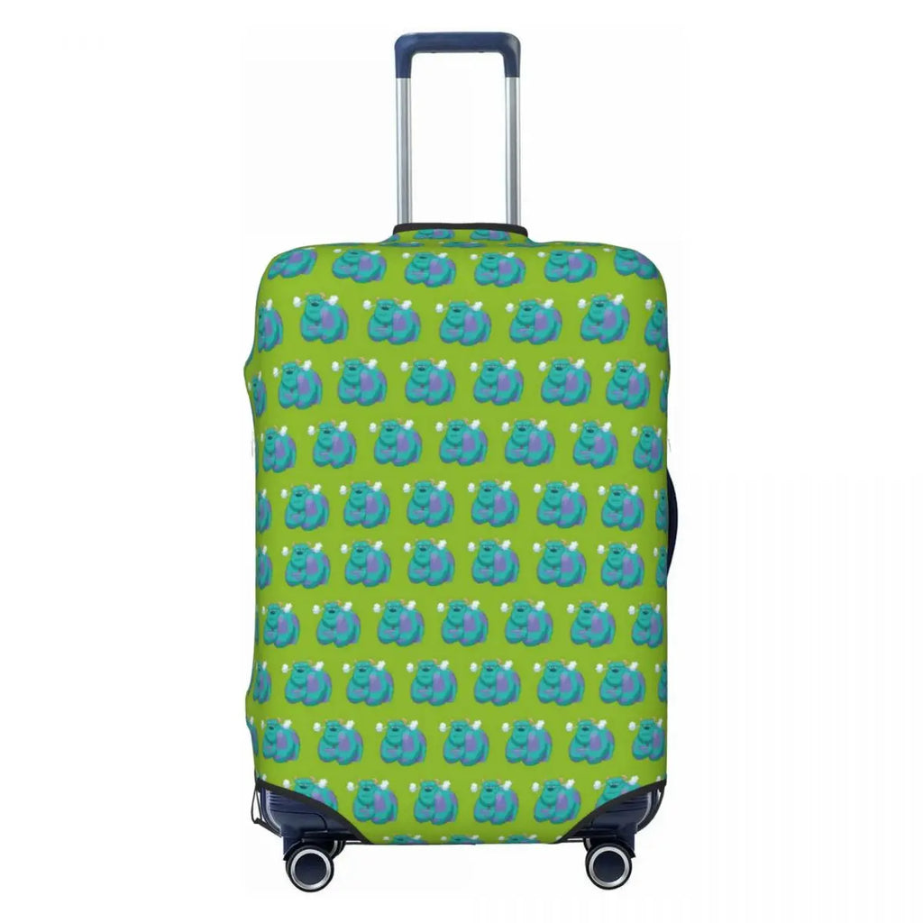Custom M-Monsters Anime University Luggage Cover Cute Suitcase Protector Covers Suit For 18-32 inch