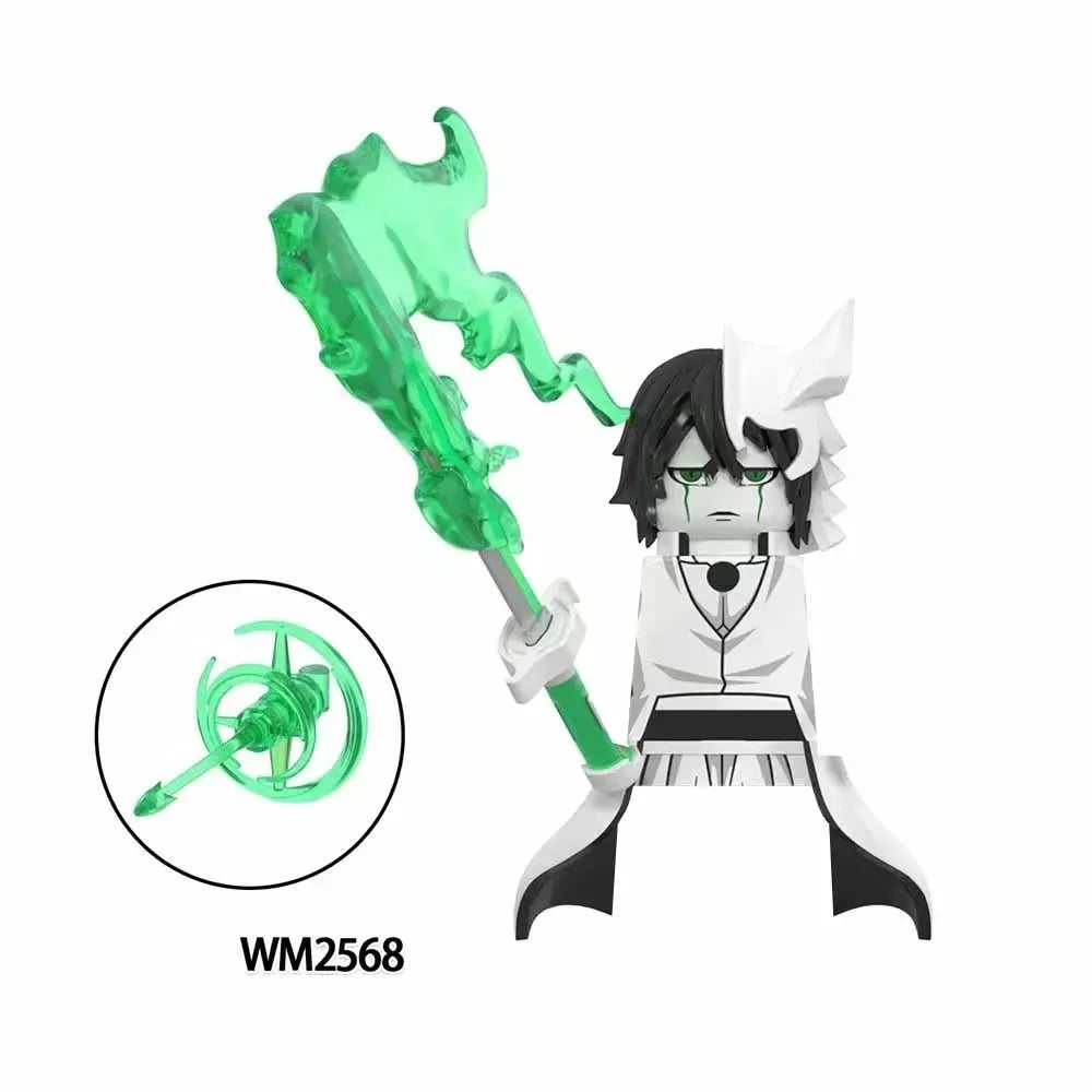 Blind Box KDL816 KDL824 Building Blocks Mini Model Figures Anime Bleach Kurosaki Ichigo Kuchiki Rukia Cartoon Christmas Gift Toy