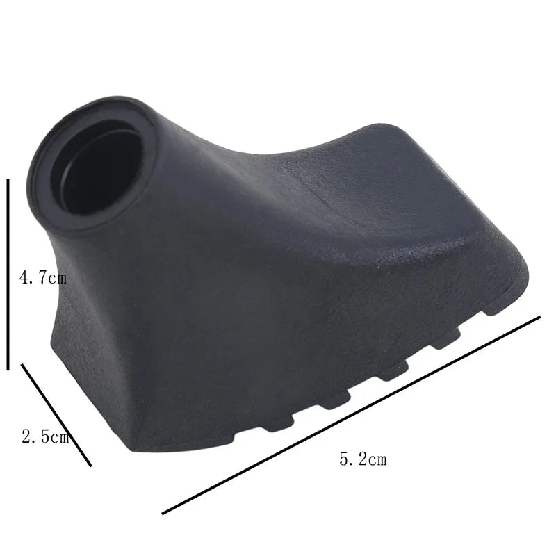 10 pieces Nordic Walking Pole Trekking Pole Tip Protectors Rubber Pads Buffer Replacement Tips End for Hiking Stick