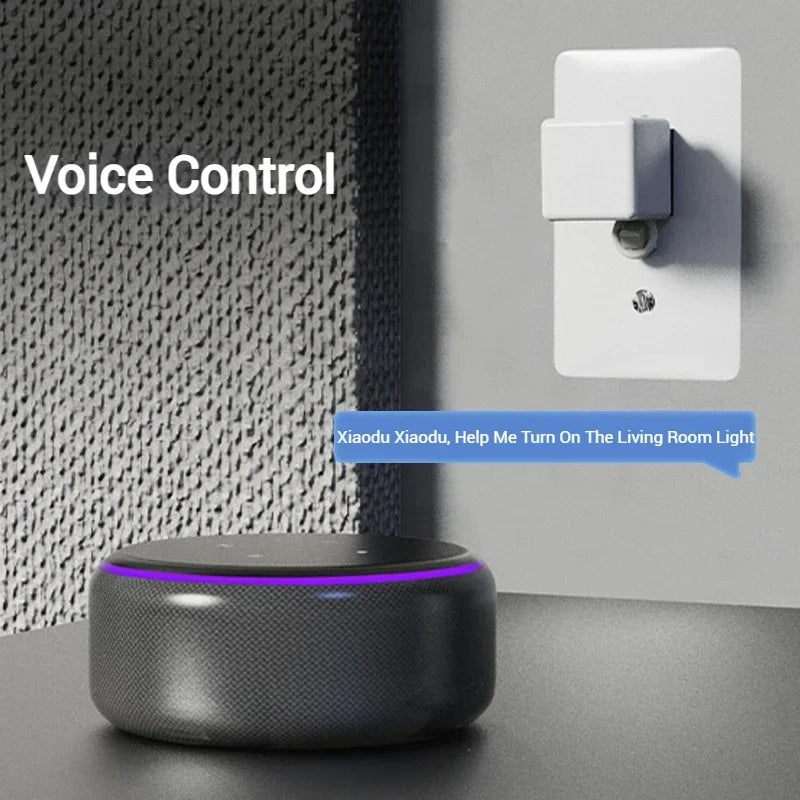 Tuya Zigbee 3.0 Bluetooth Smart Fingerbot Switch Remoter Garage Curtain Button Robot Pusher for Alexa Google Home Voice Assitant