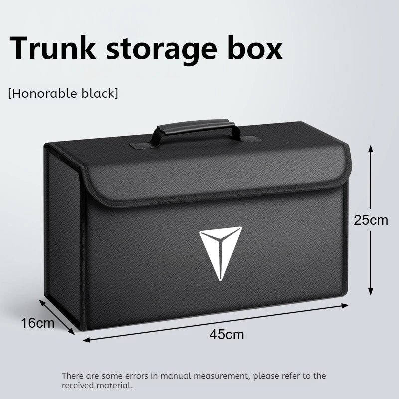 Car Trunk Storage Box Organizer Foldable Stowing Tidying Bag For CHANGAN Deepal S07 S7 SL03 2024 2025 Car Storage Accessories