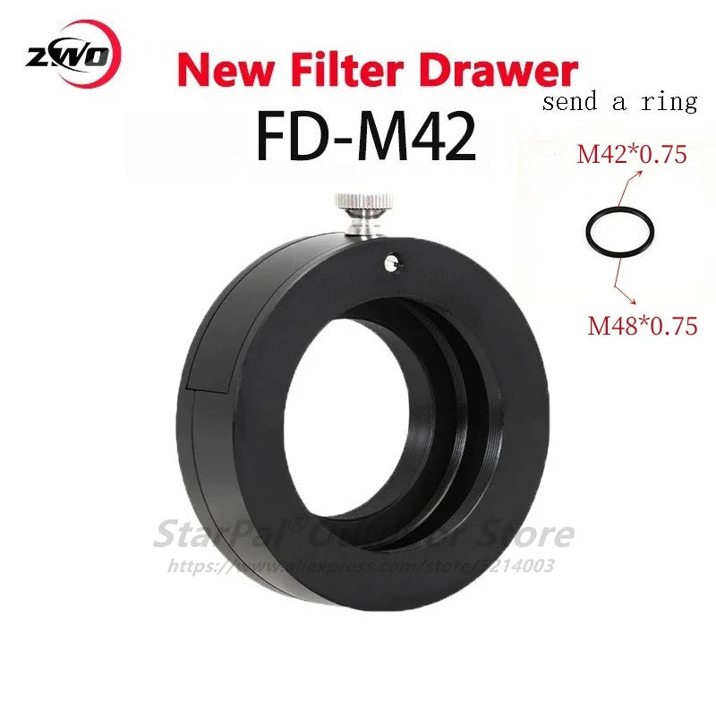 ZWO Filter Drawer M42 Or Filter Drawer M54 FD-M54/FD-M42