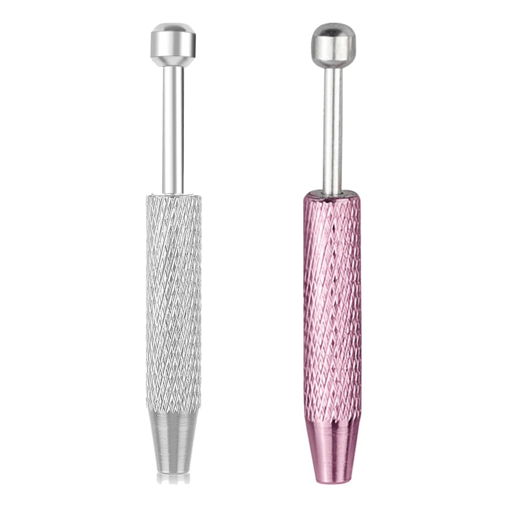 2Pcs 4 Claw Up Tool Holder Ball Bead Clamp Body Piercings Forceps Grasping Tweezers Catchers Pliers Jewelry Piers Pick-up Tools