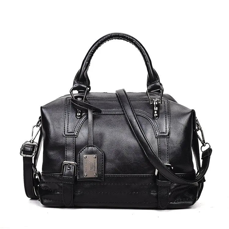 Women's PU Leather Crossbody Tote Handbag – Stylish Shoulder Bag for Daily Use