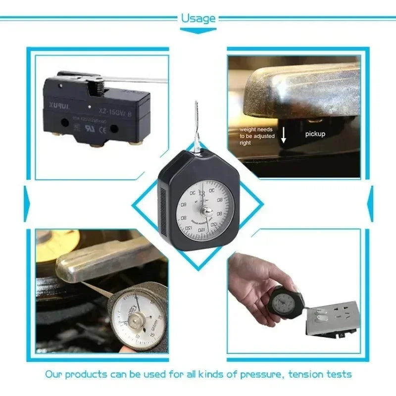 ATG Digital Tension Meter Orthodontics Dial Gram Force Gauge ATN Tesionmeter for Contact/ Precision Pressure Electronic Tesion
