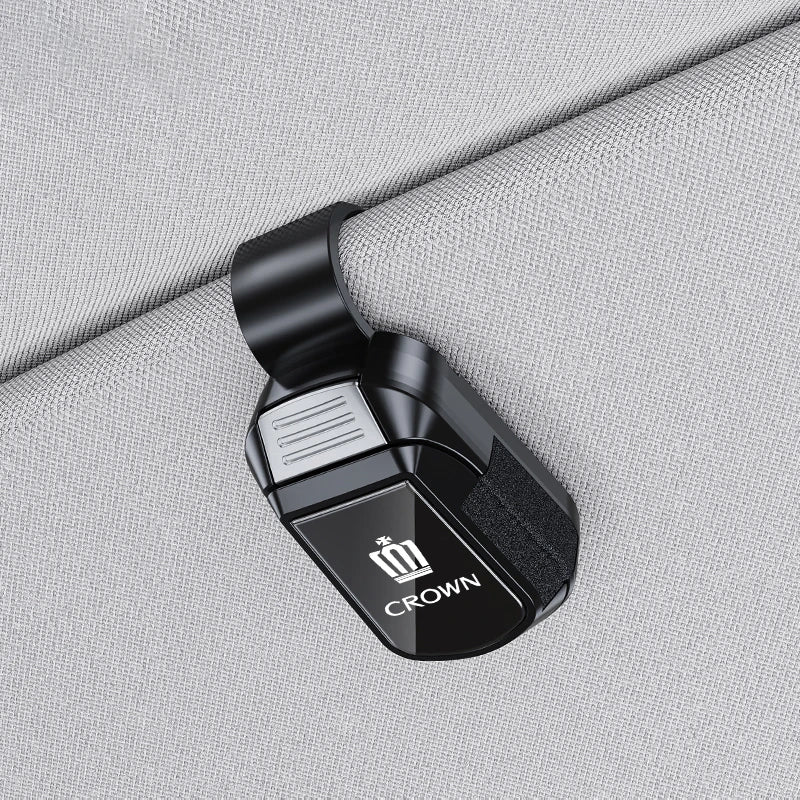 Car Sun Visor Glasses Clip Mirror Style Sunglasses Holder For Toyota Crown Hilux Aygo Yaris Ractis Corolla Camry CHR Car Gadgets
