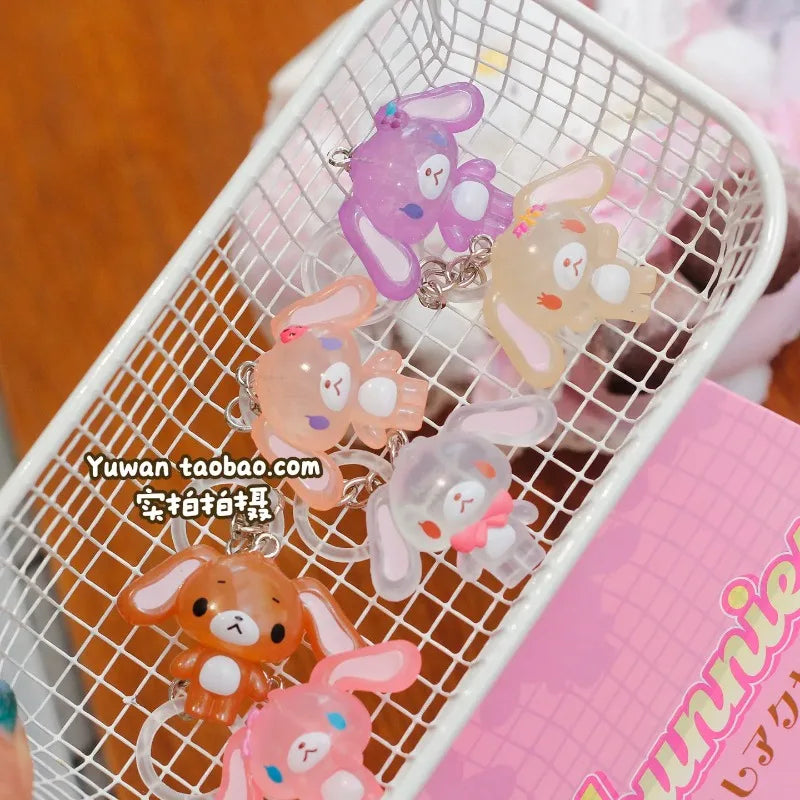 cute Sugarbunnies Summer Seaside Vacation Mystery Box Pendant Keychain Mini Figure Desktop Ornament Anime Collectible
