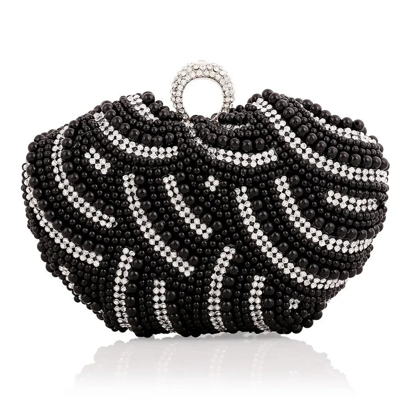 New Arrival Flower Crystal Wedding Bridal Clutch Purse Luxury Designer Women's Dinner Party Cocktail Handbags Diamond Bags
