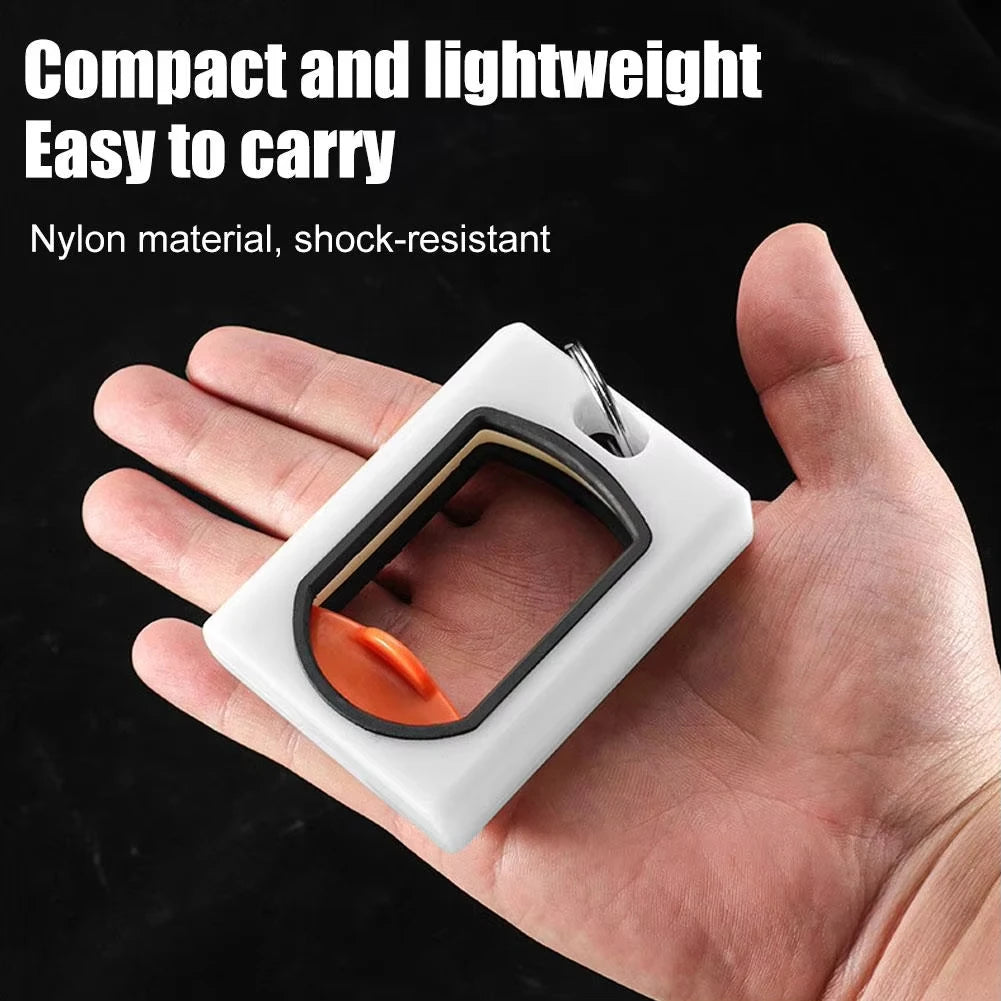 Square Cable Tie Organizer Fluorescent Cable Tie Organizer Portable Reusable Storage Cable Tie Holder Cable Tie Storage Tool