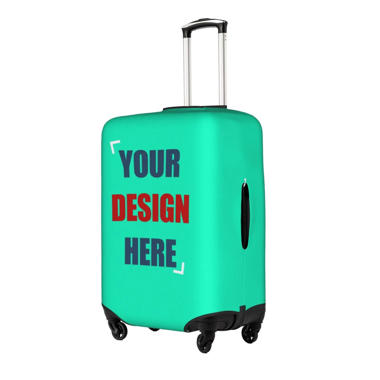Custom Customize Logo Luggage Cover Elastic Your Design Here Travel Suitcase Protective Covers Suit For 18-32 inch