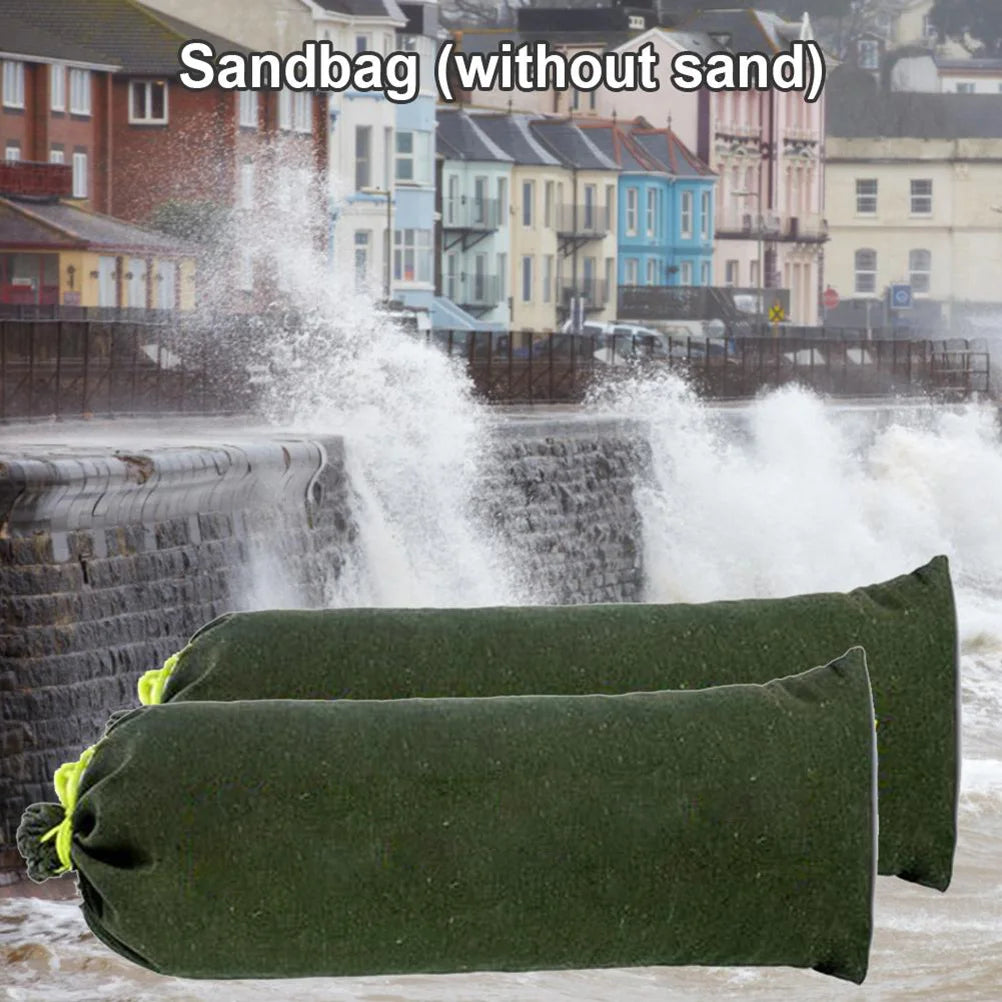 30x70cm Flood Resistant  Thickened Sand Bag Flood  Sand Bag with Drawstring Ties  Thickened Sand Bag