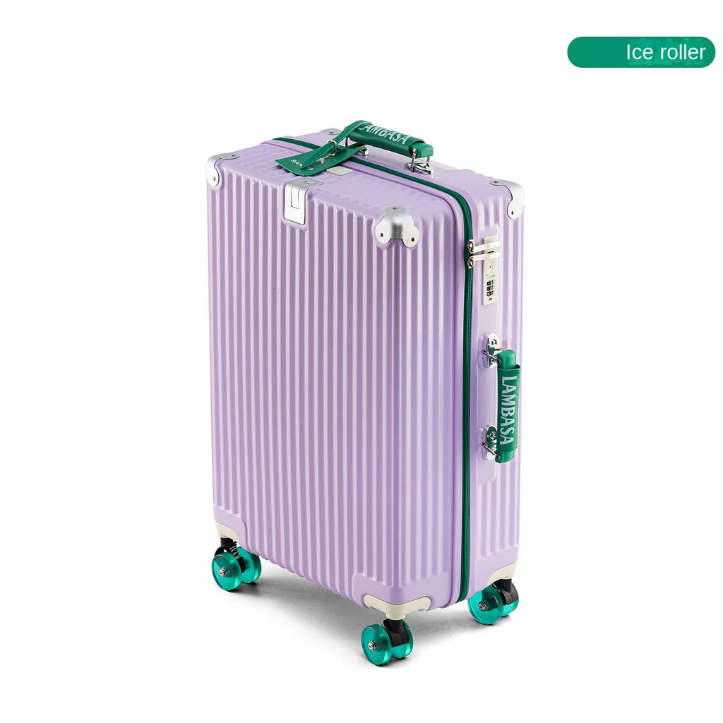 Highly Appealing Zipper Travel Suitcases Thickened Luggage Ice Roller 20 inch Carry-on Suitcase 22/24/26/28 inch valise voyage