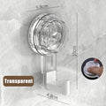 Heavy-duty load-bearing bathroom suction cup hook, no-drill, vacuum, no-trace, adhesive hook for kitchen, door, and wall