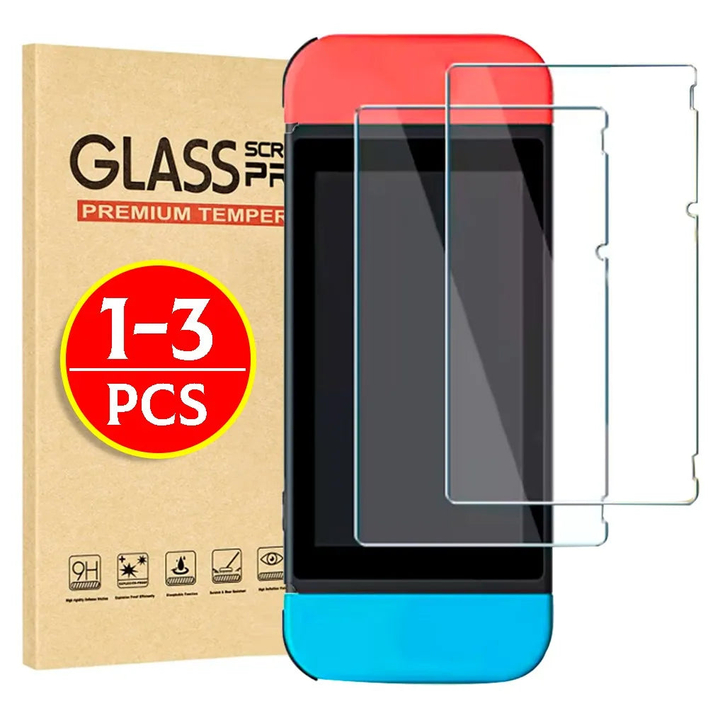 3/2/1PCS for Nintendo Switch Lite/Switch Oled/Switch2 Tempered Glass Screen Protector HD Anti-Scratch Protective Film for Switch