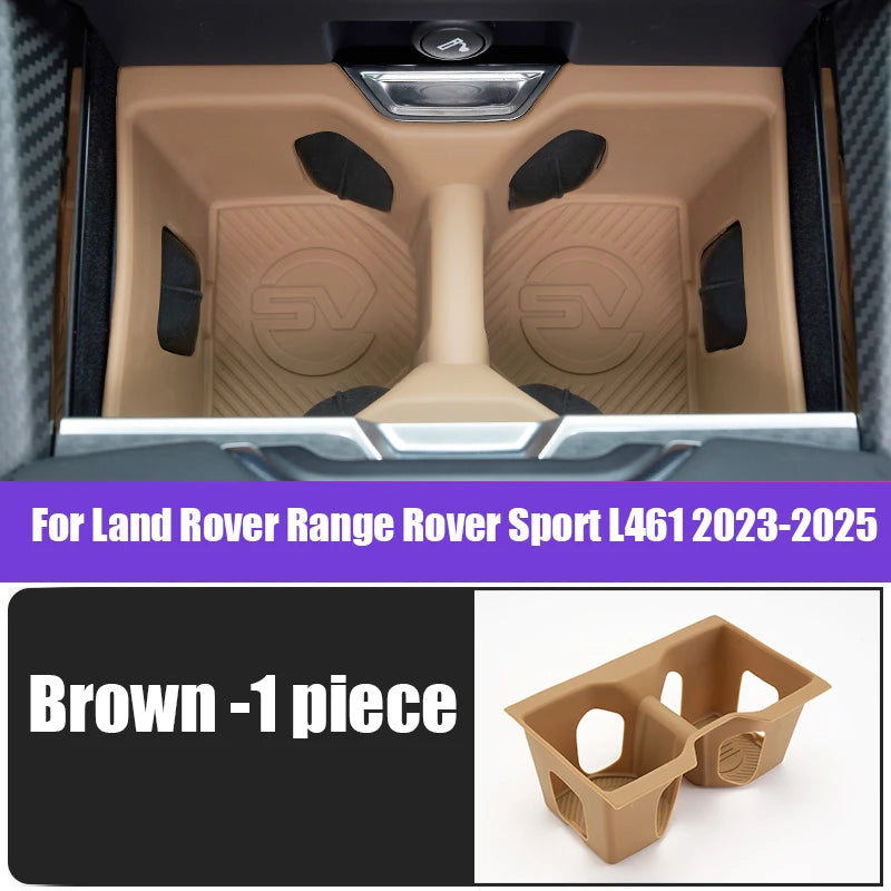 For Land Rover Range Rover Sport L461 2023 2024 2025 Silicone cup storage box for car central control cup holder