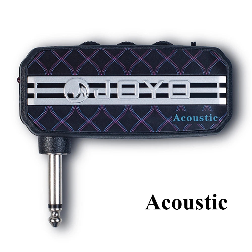 JOYO JA-03 Portable Guitar Amp Mini Guitar Headphone Amplifier Plug & Play Adjustable Bypass/Modulation Signal for Bass Practice