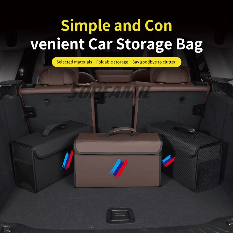Car Trunk Organizing And Storage Box For BMW X1 X3 X5 X7 E46 E60 E70 E72 E87 E90 E92 G01 G05 G10 G15 G20 G30 F01 F10 F15 F20 F30