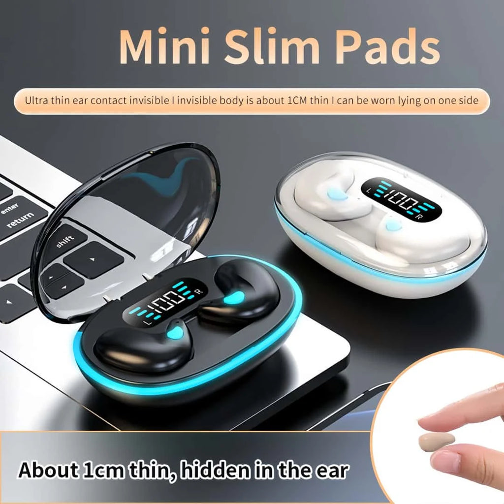 Sleep Wireless Headphones, Loud Volume, Matching Comfort, Touch Control, Semi-Open Back, No Tangles, with Wireless Charging Box