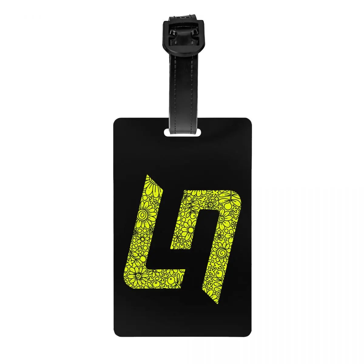 Custom L-Lando Norris Luggage Tag Privacy Protection Motorcycle Racing Baggage Tags Travel Bag Labels Suitcase