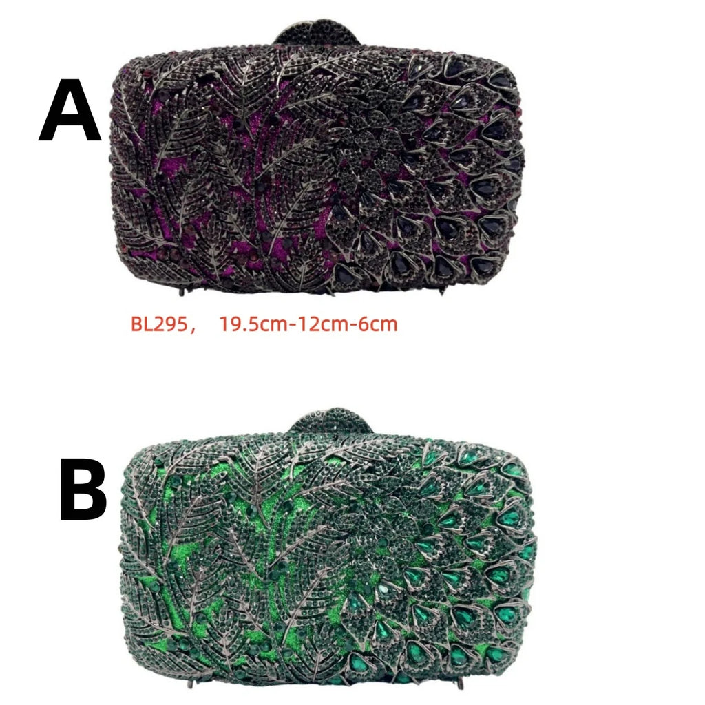2026 Sparkly Diamond Dinner Bag Hollow Rhinestone Banquet Clutch Bag Women Evening Party Wedding Bridal Purse Rhinestone Handbag