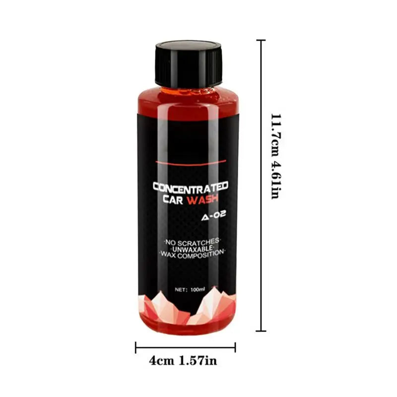 Car Cleaning Foam Large Capacity High Concentration Super Foam Car Wash Liquid Auto Washing Shampoo Car Wash Supplies 100ml