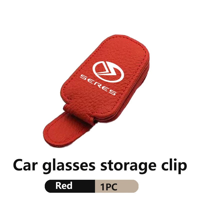 For Seres Car Multifunction Sun Visor Eyeglasses Holder Ticket Clip Interior Accessories M5 M7 M6 M8 M9 2023 2024 2025