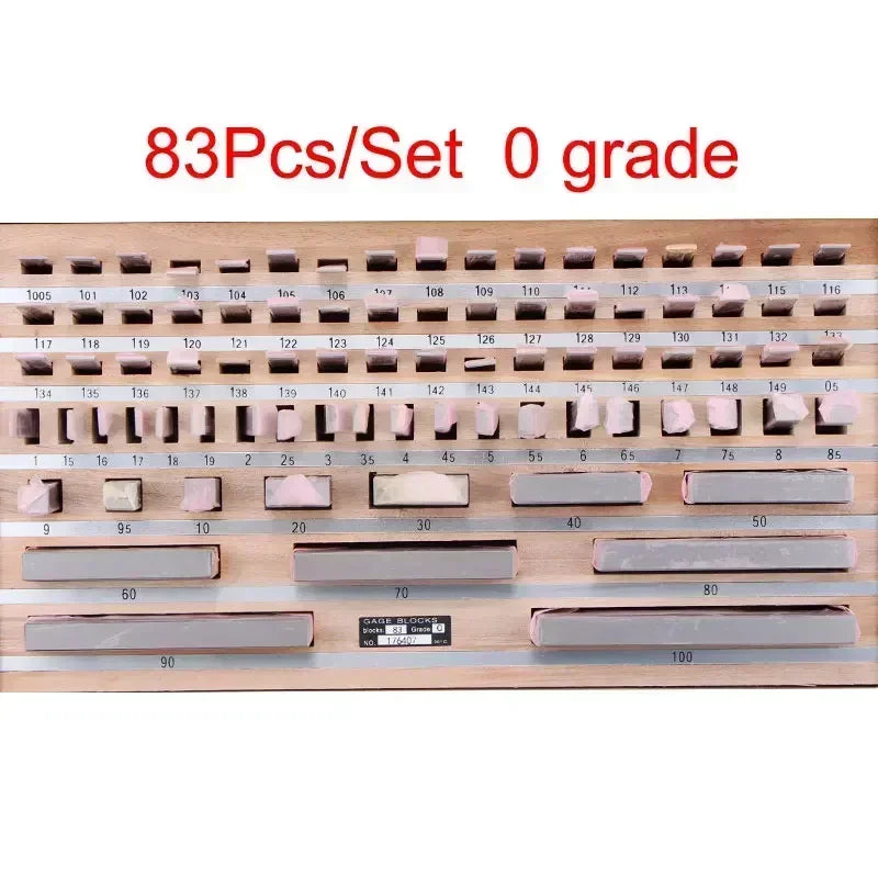 SHANHR Grade 0 Grade 1 Precision Inspection Block Gauge  Caliper Calibration Block Measuring Instruments