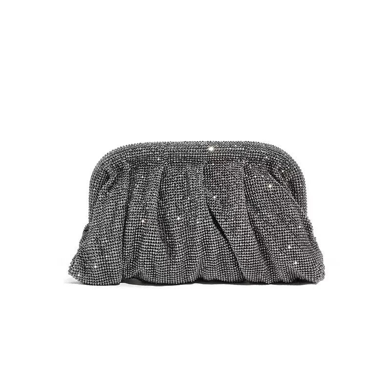 Wedding Party Clutch Purse Glitter Shiny Rhinestone Diamond Evening Bag Luxury Designer Women's Handbag Shoulder Crossbody Bag