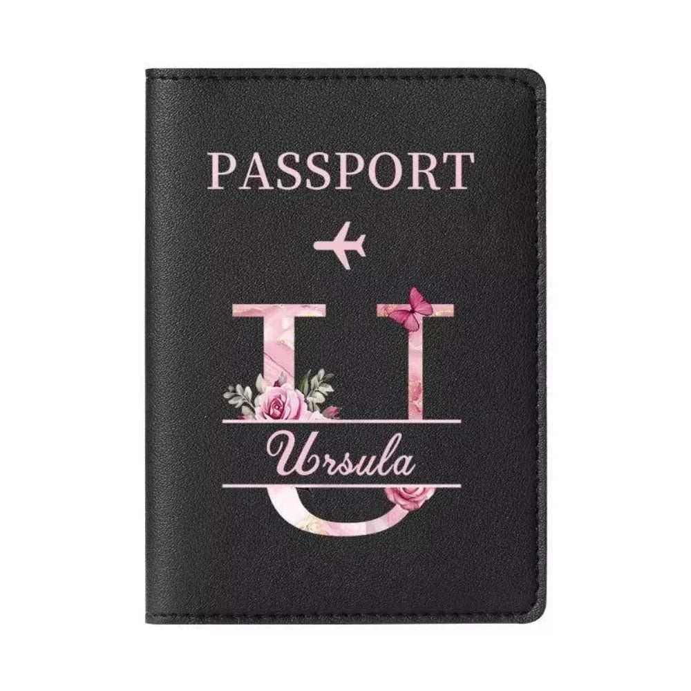 Personalized Passport Holder with custom Cute Cartoon Shiba Print, Multifunctional Ticket & Travel Document Organizer
