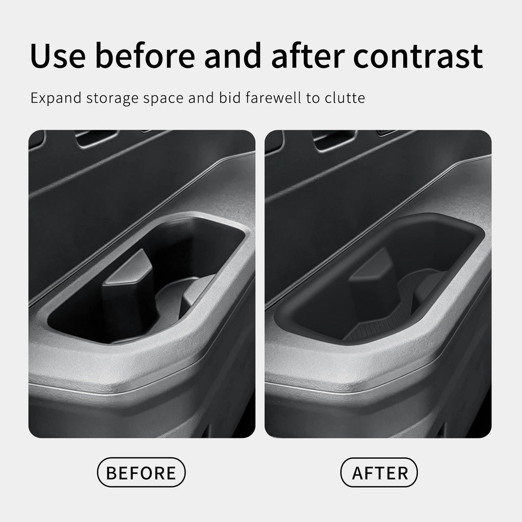 for Kia Telluride 2027 Car Water Cup Holder The Third Row Drinks Cup Holder Storage Box Case Interior Accessories 2pcs