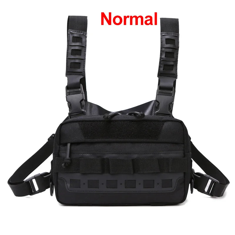 Tactical Camping Vest for Men Fishing Lure Tackle Backpack Outdoor Sports Climbing Hiking Mountainnering Gym Travel Camo Pack