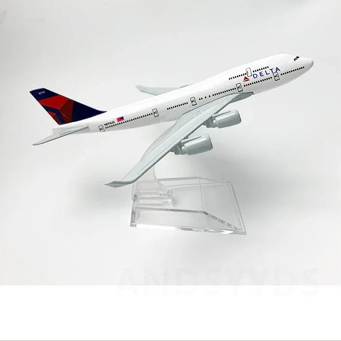 Airplane Scale 1/400 747 Series Toys plane Air Force One B747 Alloy Metal Toys and Hobbies Diecast W Wheels Souvenir Plane