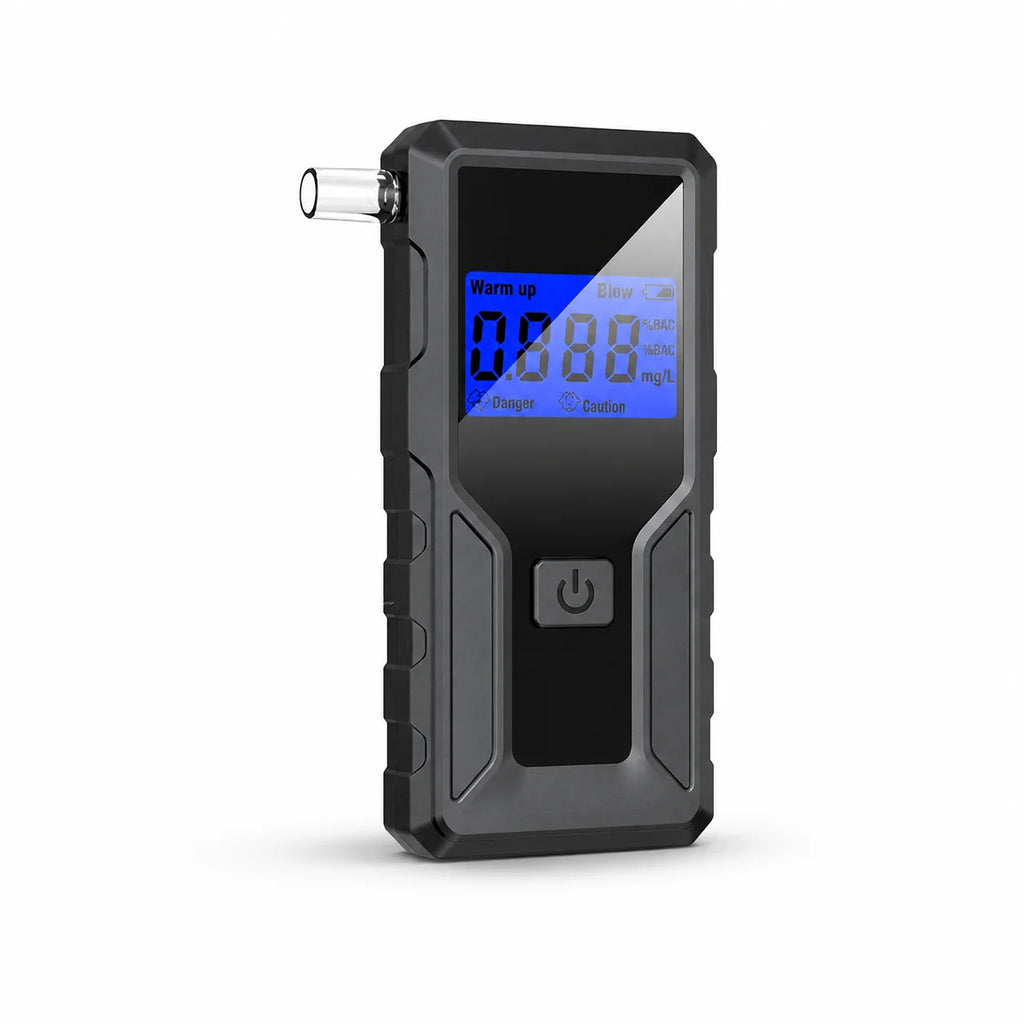 Alcohol Breathalyzer Tester with Digital LCD Display Grade Accuracy Personal Alcohol Tester for Home Use Drunk Driving Analyzer