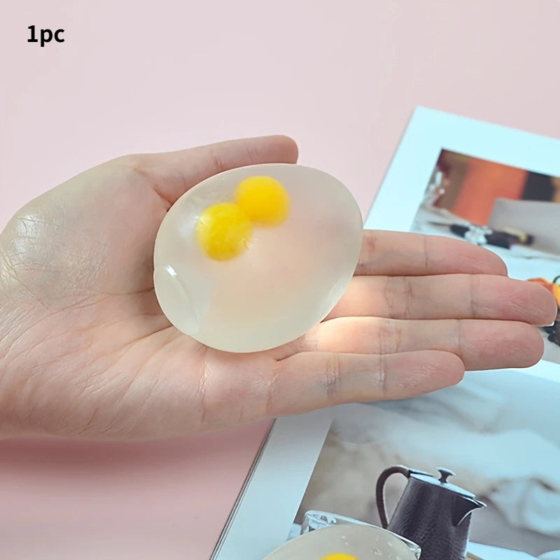 1/2/3pcs Squishy Eggs Balls | Toy for Party, Pinch Music, Squeeze Toys, Birthday Halloween Funny Gifts