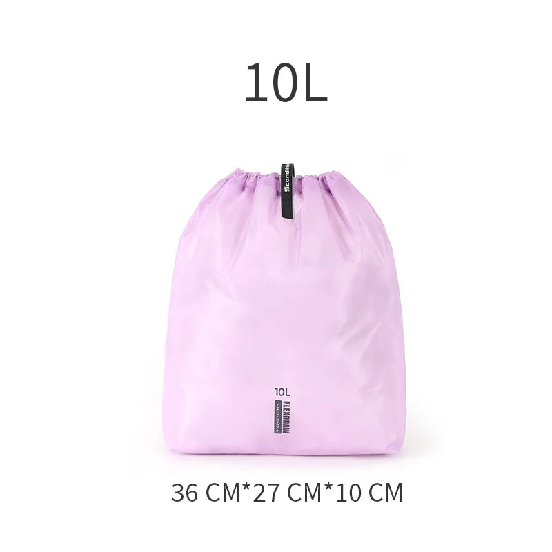 Large Capacity Waterproof Storage Bag for Clothes Travel Organizer Pouch with Multiple Pockets for Outdoor Hiking Camping
