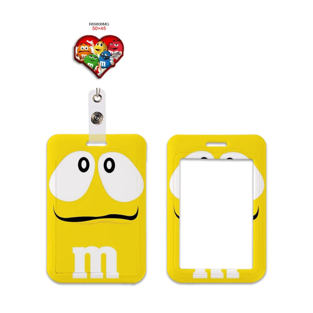 New Candy Design Lanyard Keychain ID Bus Card Cover Student Badge Holder Pass Hang Rope Lariat Gifts Keys Straps Accessories