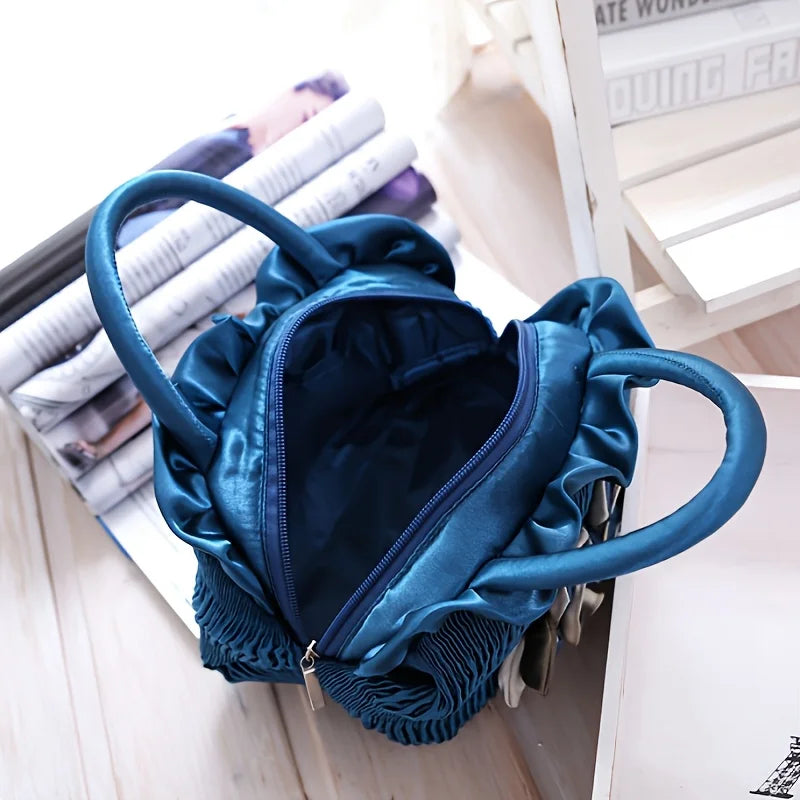 New style women's bag - mini bag - Xiao Xiang lady's flower bag - wallet - silk fabric bag - mobile phone bag