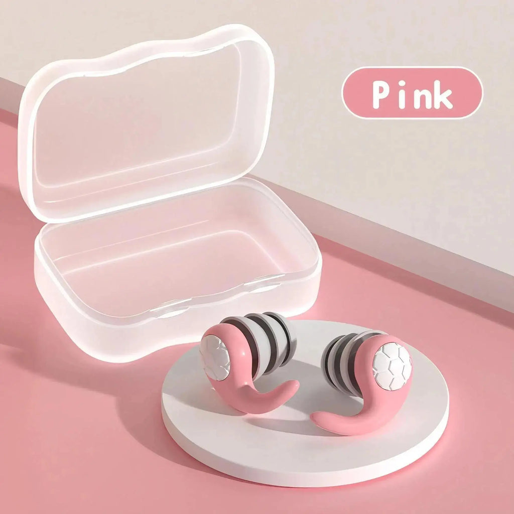 Sleep Noise Cancelling Ear Plug Soft Silicone Soundproof Sleep Aid Earplugs for Airplane Travel Anti-Noise Earplugs Repeatable