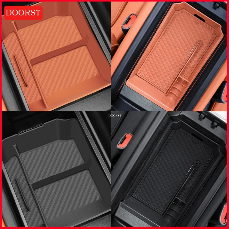 For Mercedes Benz GLC Class X254 GLC260 GLC300 Car Central Control Armrest Box Storage Box Interior Modification Accessories
