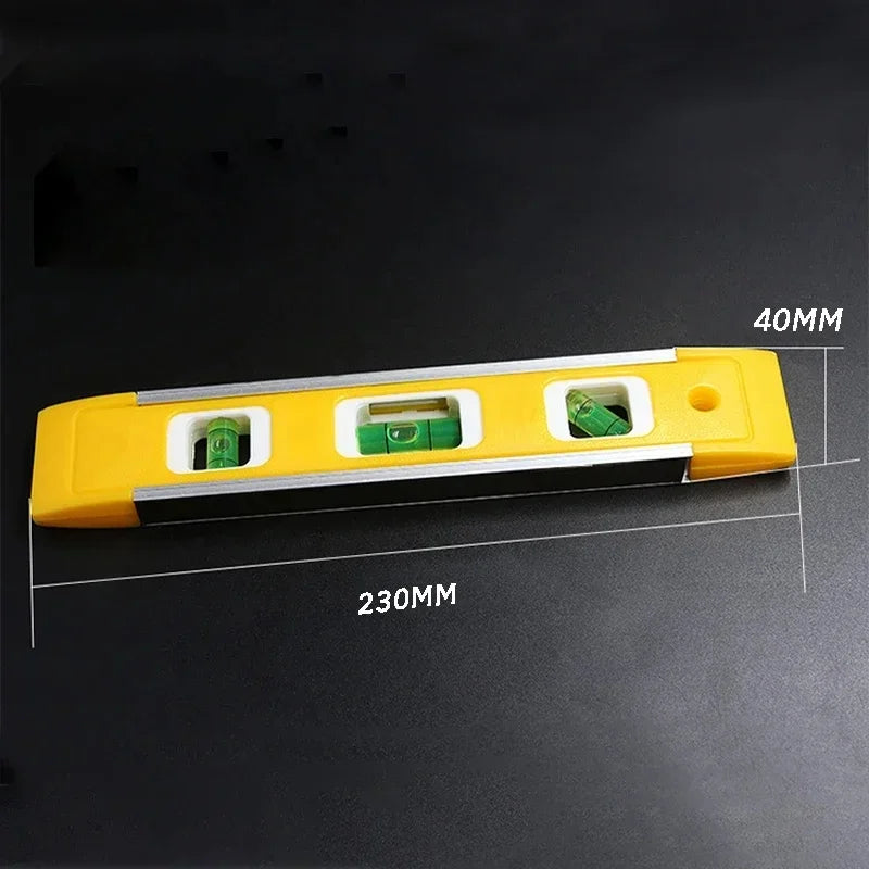 New 7Inch Triangle Ruler Measurement Tool Aluminium Alloy Carpenter Tools Inch Metric Angle Ruler Speed Square Woodworking Tools
