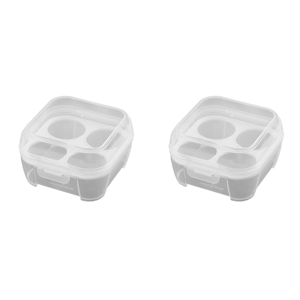 3/4/8 Grids Egg Holder Shockproof Kitchen Container Case Organizer for Outdoor Camping Picnic Portable Egg Storage Box