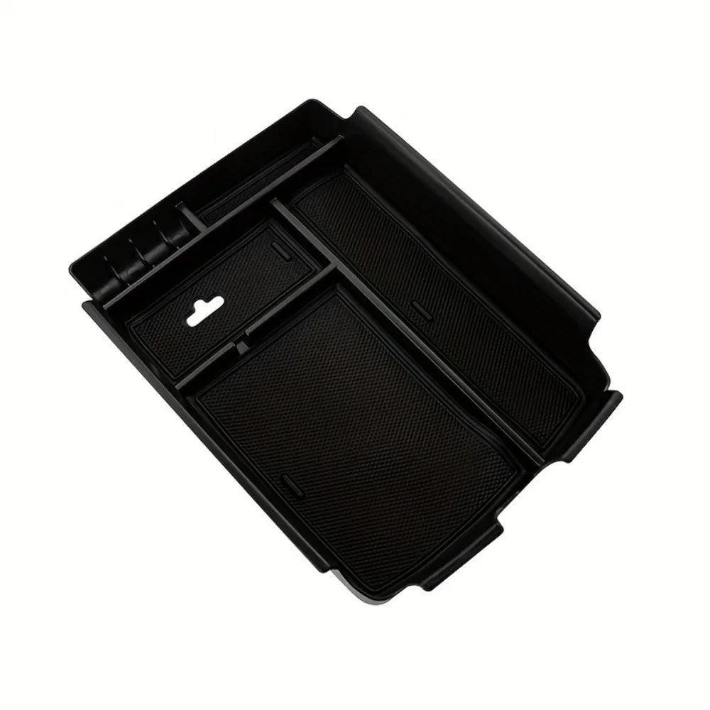 Car Central Armrest Box Storage Box For Volkswagen Atlas Cross Sport 2018-2023 Black Armrest Storage Box Tray Holder Accessories