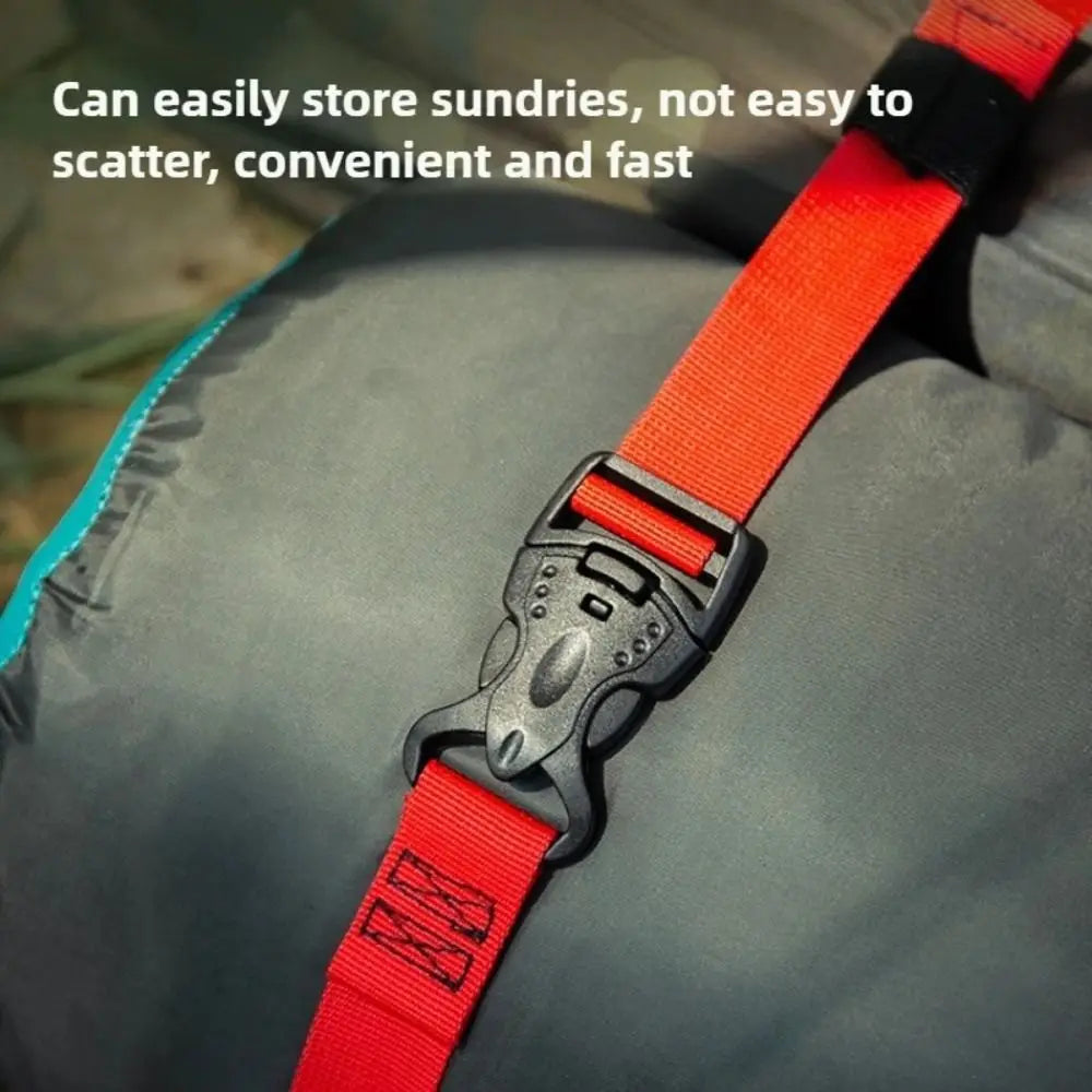 Portable Adjustable Cargo Tie Buckle Tie-Down Elastic Luggage Strap Universal Lash Belt Travel