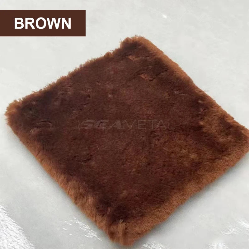 SEAMETAL Car Wash Plush Towel Cleaning Drying Car Polishing Cloth Soft Edgeless Detailing Waxing Towel 25x25CM Car Wash Supplies