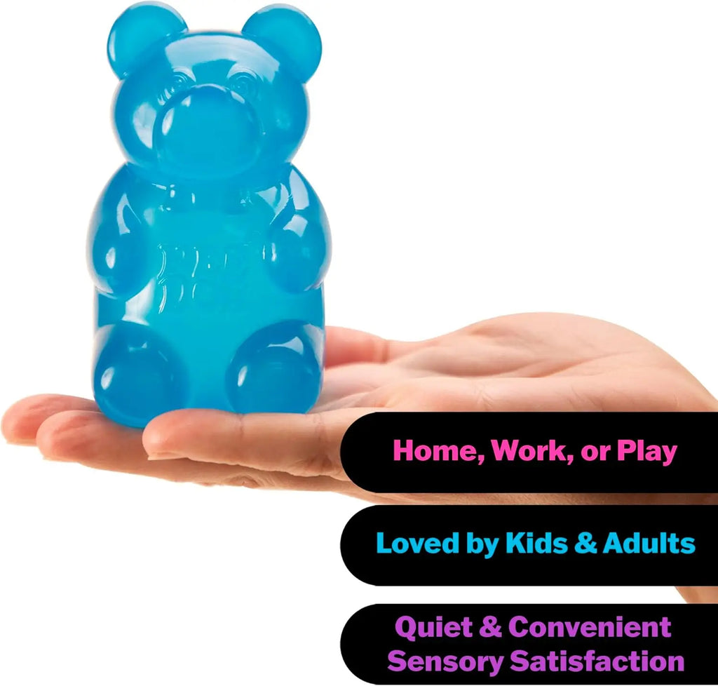 8cm NeeDoh Cute Gummy Bear Sensory Squeeze Toy with Jelly-like Filling Slow Rebound Stress Relief Toy To Alleviate Anxiety**