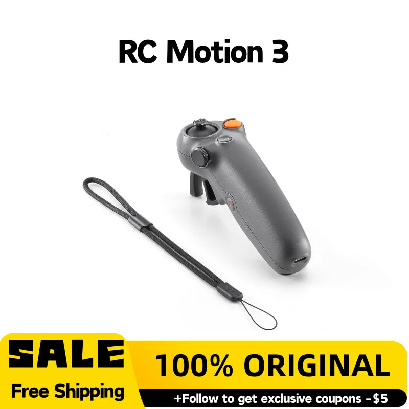 For RC Motion 3 Immersive Motion Control requires pairing with DJI Goggles 3 for DJI Avata 2/DJI NEO/DJI Mini 4 Pro/DJI Air 3